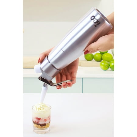 IMIKEYA 2pcs Whipped Cream Dispensers Professional Cream Maker Bottles Cream Foaming Frothers Cream Bottle Openers for Drink Cake Dessert Coffee Blue